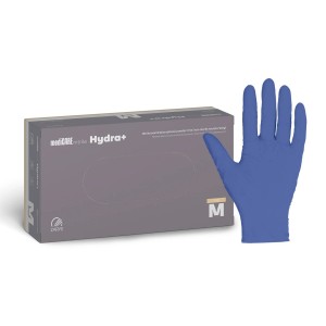 Manusi examinare nitril Hydra +  Zarys (cutie 100 buc) albastru violet